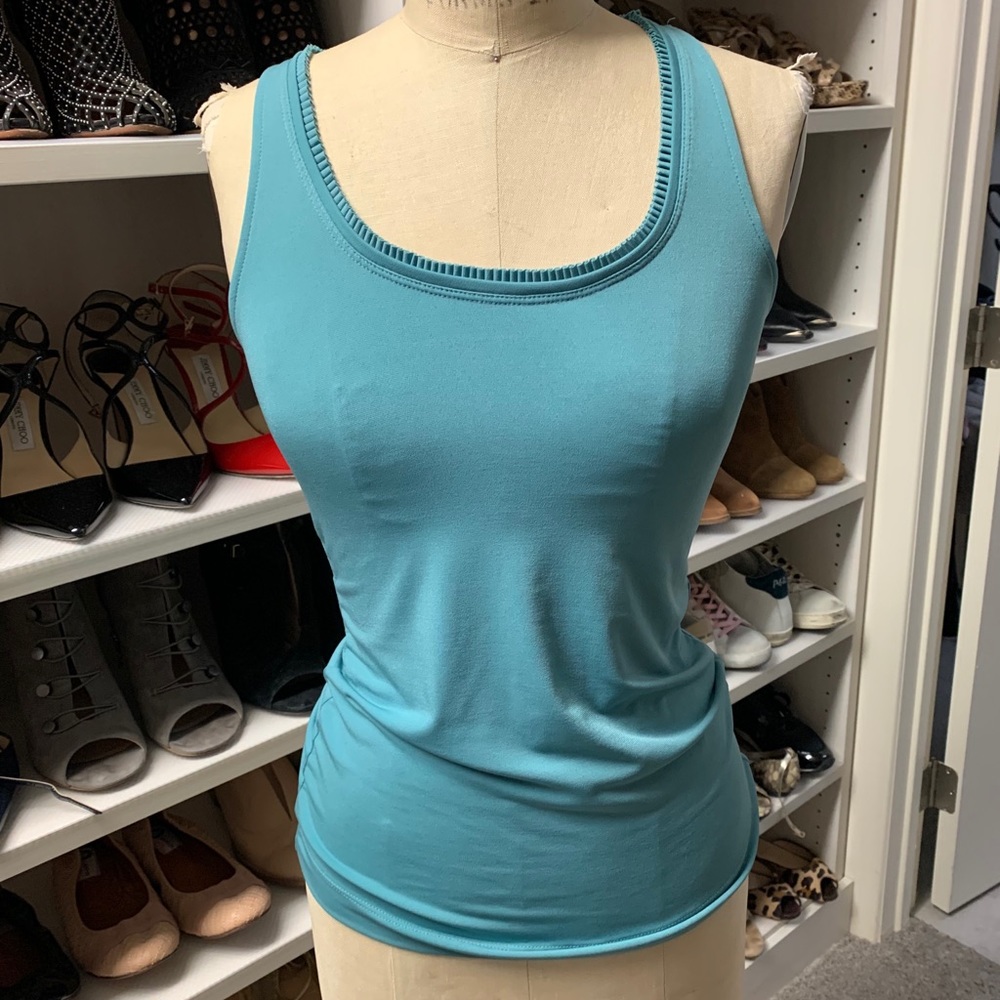 Limited stretch knit tank